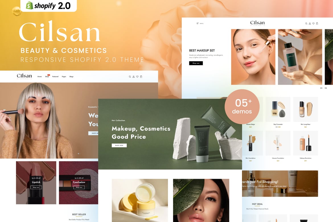 Download Cilsan - Beauty & Cosmetics Shopify 2.0 Theme Shopify Theme