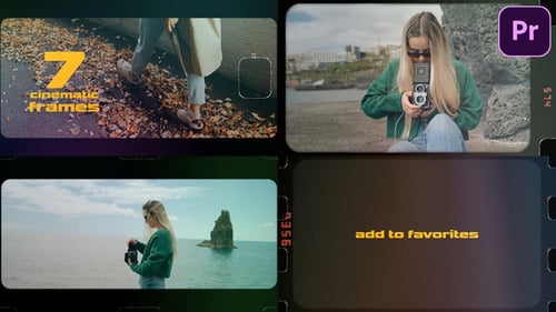 Download Cinematic Frames - 8mm Frames Premiere Pro Template