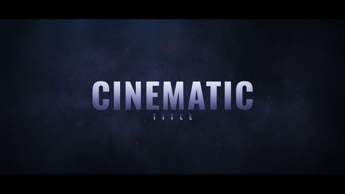 Download Cinematic Titles After Effects Template