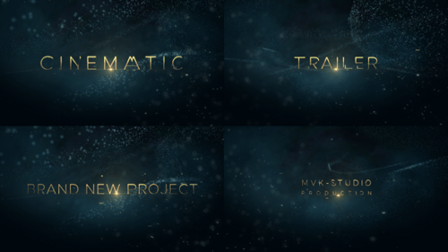 Download Cinematic Trailer Titles After Effect Template