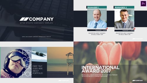 Download Clean Corporate Presentation Premiere Pro Premiere Pro Template