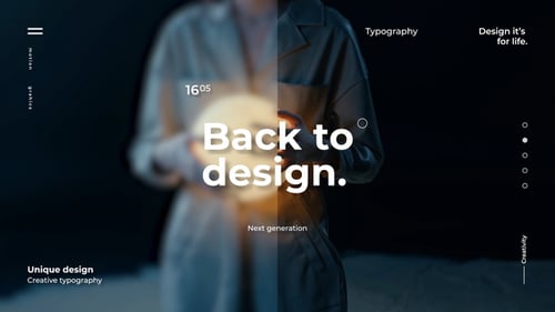 Download Clean Typography Apple Motion Template