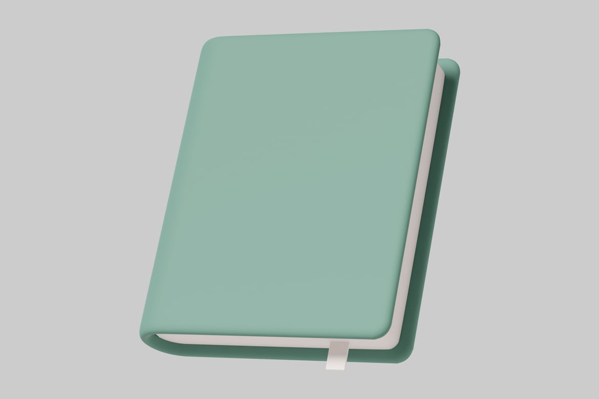 Download Closed Notebook 3D Model