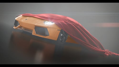 Download Cloth Covered Sports Car Presentation After Effect Template