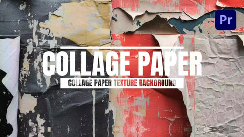 Download Collage Paper Texture Paper Background For Premiere Pro Premiere Pro Template