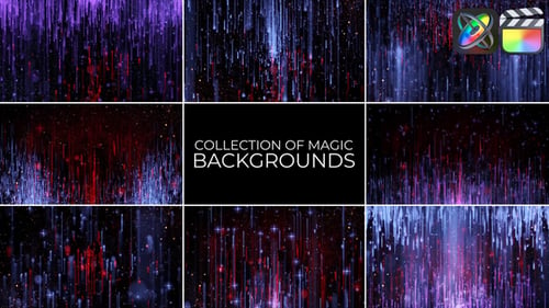 Download Collection of Magic Backgrounds for FCPX Apple Motion Template