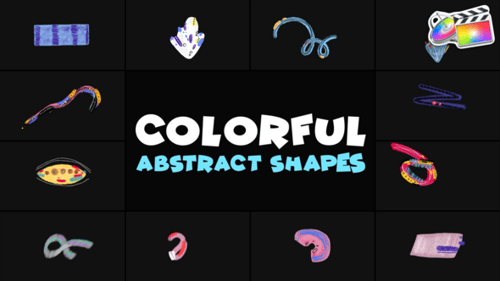 Download Colorful Abstract Shapes | FCPX Apple Motion Template