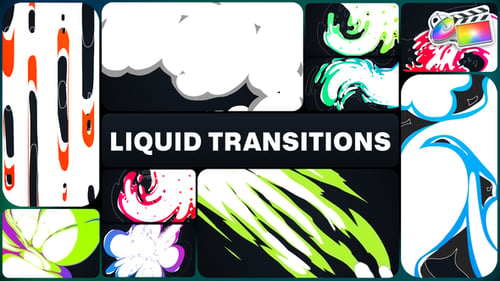 Download Colorful Liquid Transitions for FCPX Apple Motion Template