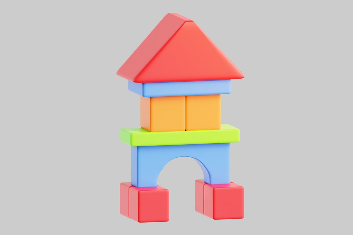 Download Colorful structure 3D Model