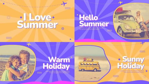 Download Colorful Summer Intro (FCPX) Apple Motion Template