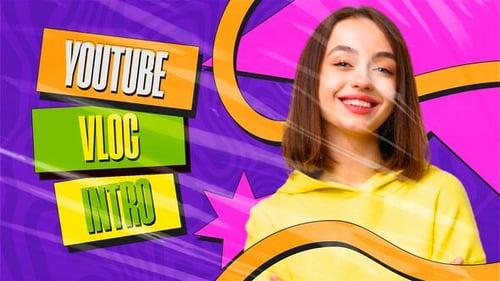 Download Colorful Youtube | Podcast Intro | MOGRT Premiere Pro Template