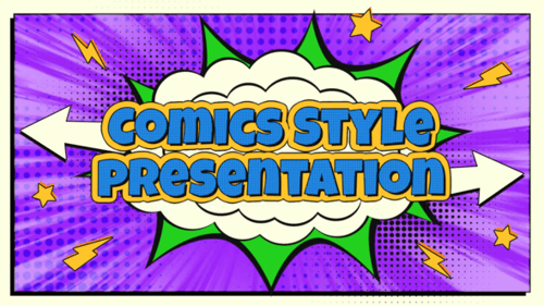 Download Comics Intro Presentation After Effect Template