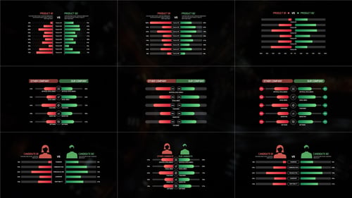 Download Comparison Chart After Effect Template