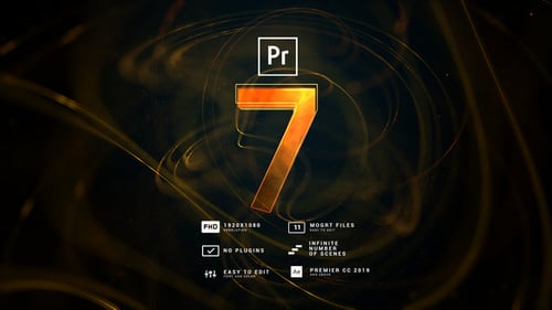 Download Countdown Lines and Particles MOGRT Premiere Pro Template