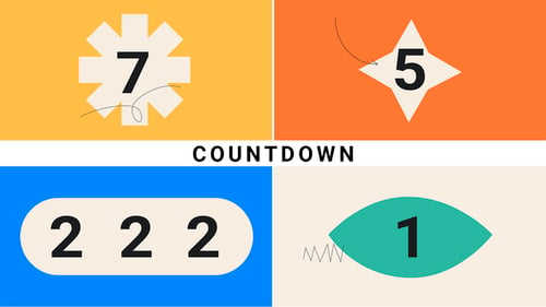 Download Countdown Minimal After Effect Template