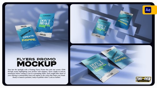 Download Creative Flyer Video Mockup After Effect Template