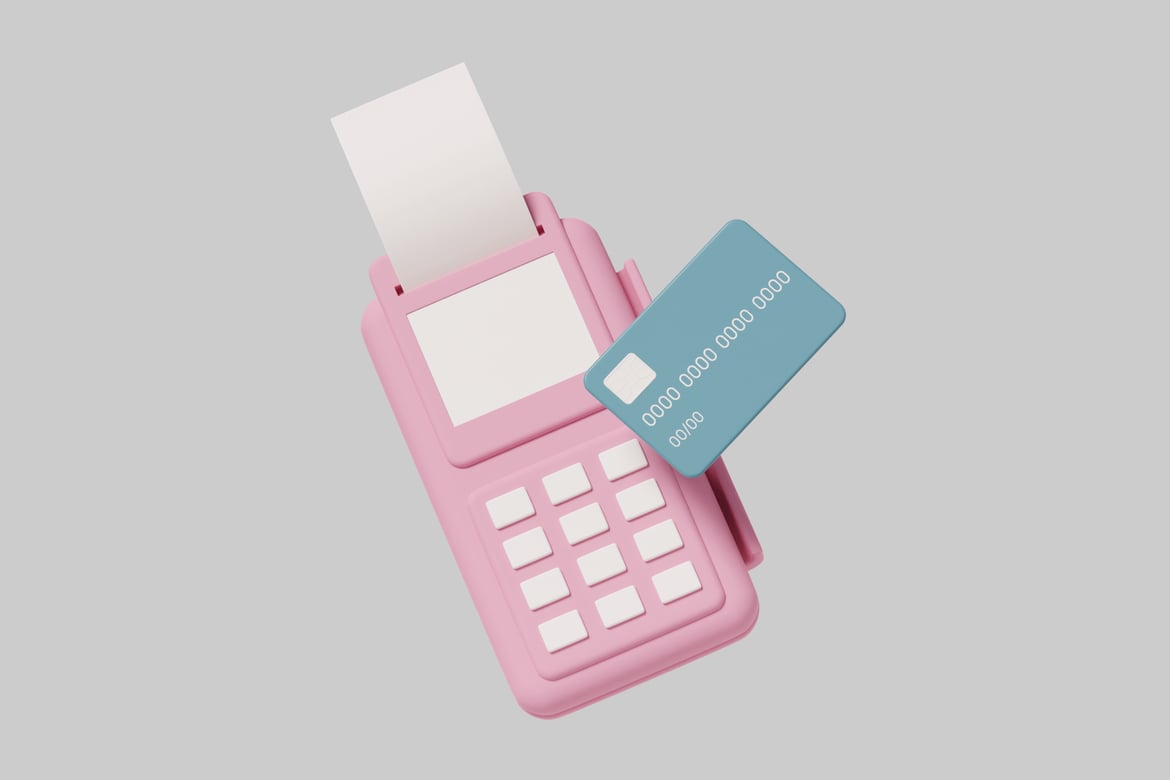 Download Credit card reader 3D Model