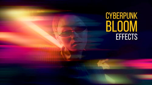 Download Cyberpunk Bloom Effects | After Effects After Effect Template