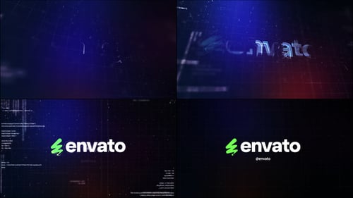 Download Digital Coding Sci-Fi Logo Reveal After Effect Template