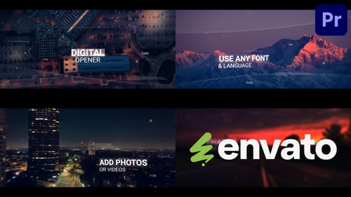 Download Digital Opener for Premiere Pro Premiere Pro Template