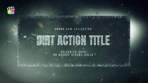 Download Dirt Action Title Design Apple Motion Template