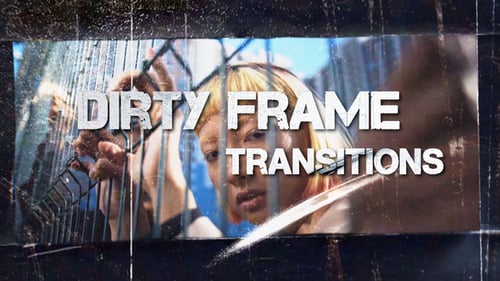 Download Dirty Frame Transitions Premiere Pro Template