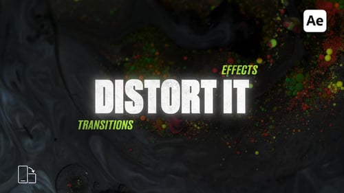 Download Distort It: Sleek and Stylish Distortion Transitions After Effect Template