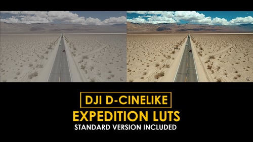 Download DJI D-Cinelike Expedition Color LUTs Apple Motion Template