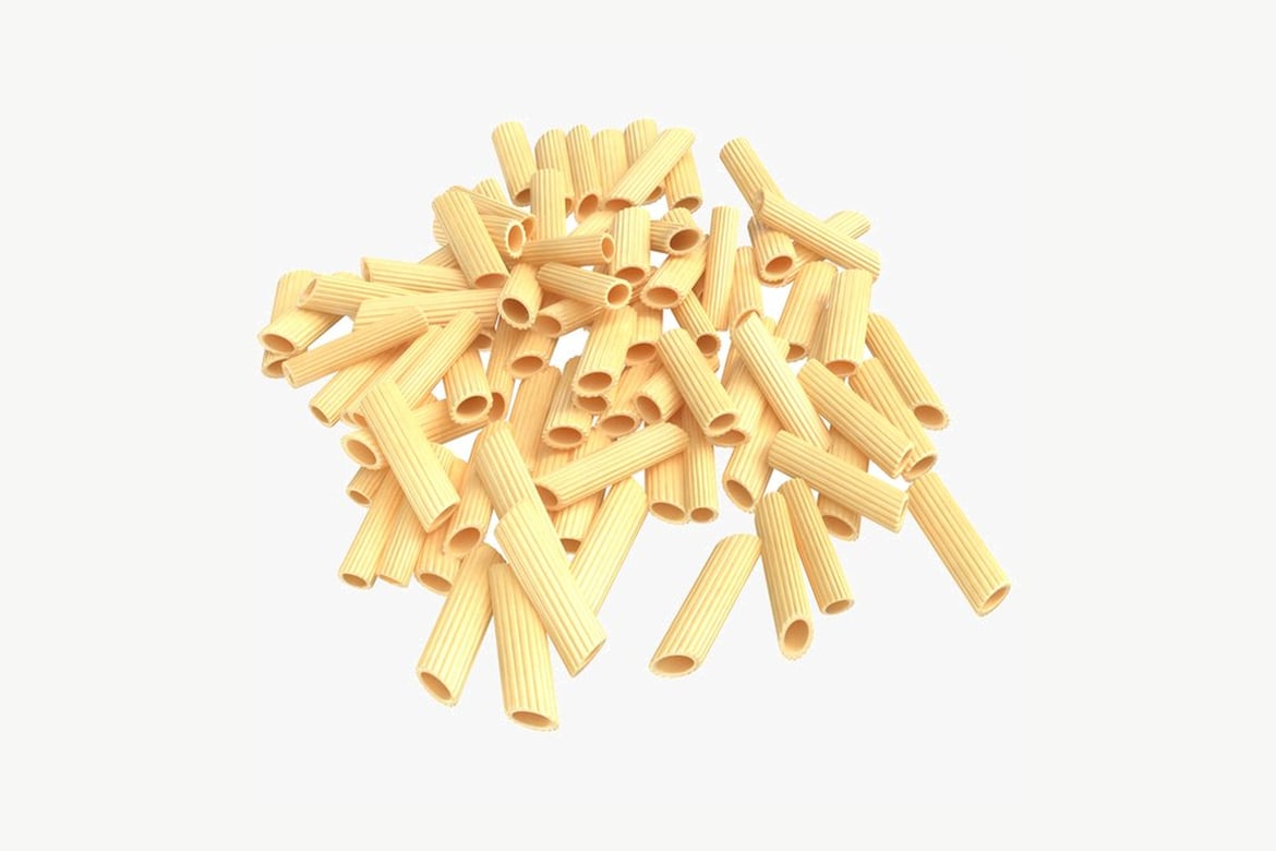 Download Dry Pasta Pile 3D Model