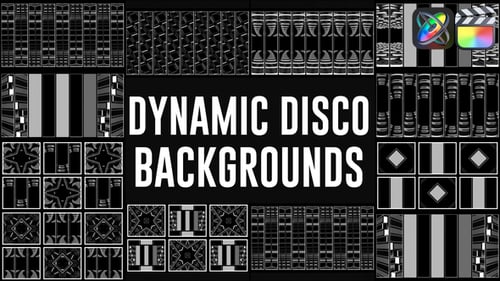 Download Dynamic Disco Backgrounds for FCPX Apple Motion Template