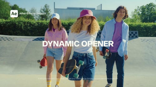 Download Dynamic Opener Promo After Effect Template