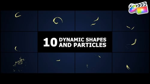 Download Dynamic Shapes And Particles | FCPX Apple Motion Template