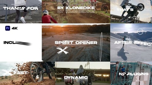 Download Dynamic Sport Opener - mogrt Premiere Pro Template