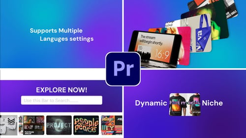 Download Dynamic Typography Explainer Promo - Premiere Pro Premiere Pro Template