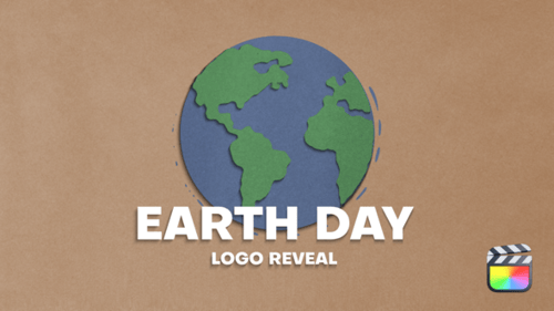 Download Earth Day Logo Reveal Apple Motion Template