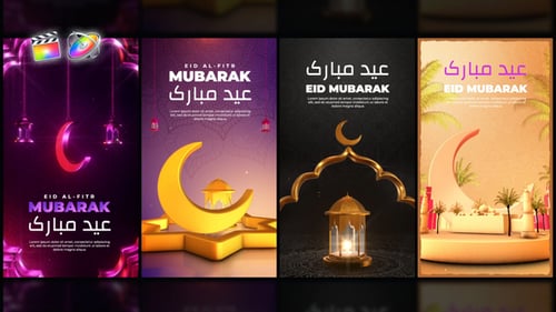 Download Eid Greeting Stories Pack Apple Motion Template