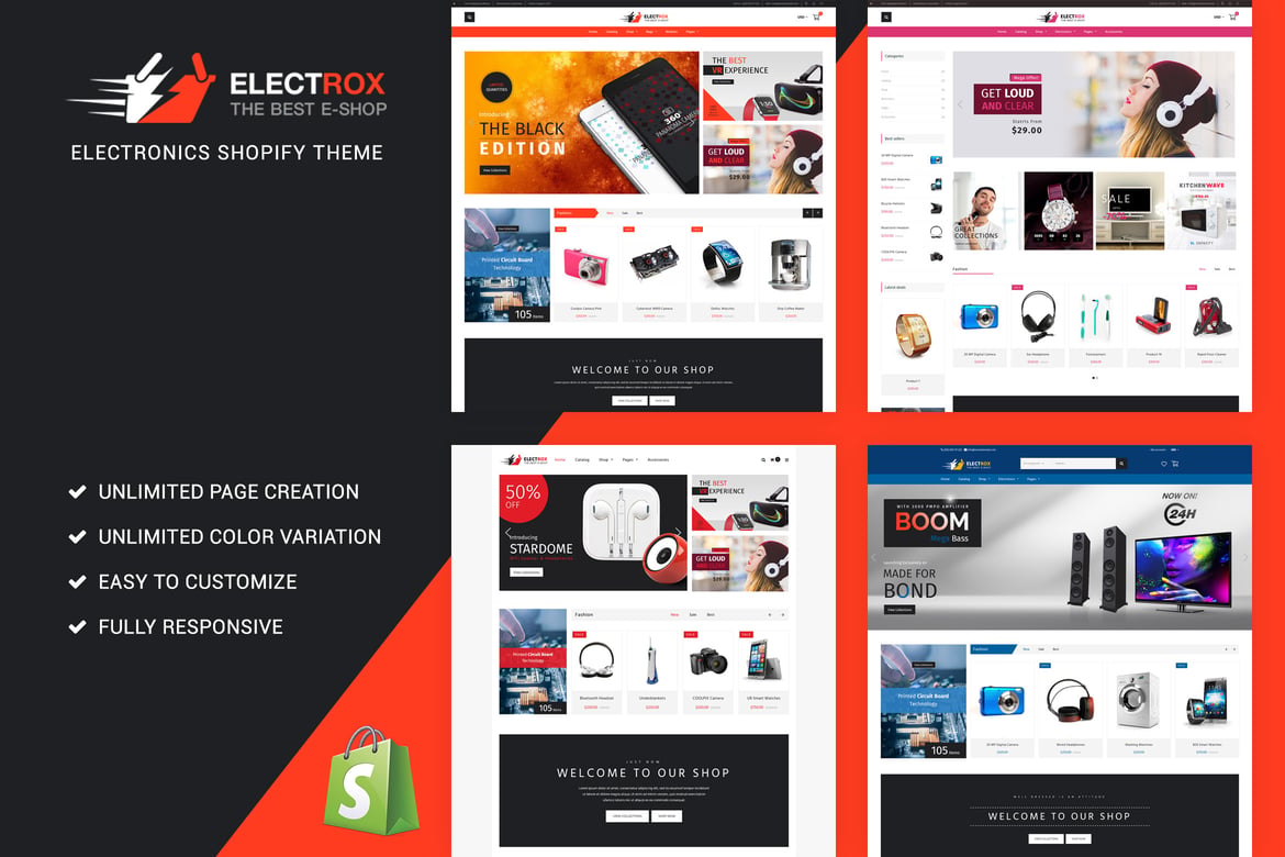 Download Electrox - Electronics Shopify Theme