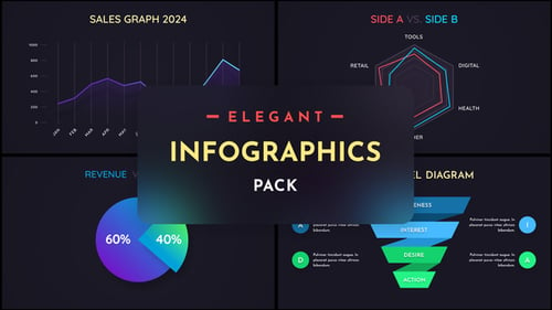 Download Elegant Infographics Vol.1 After Effect Template