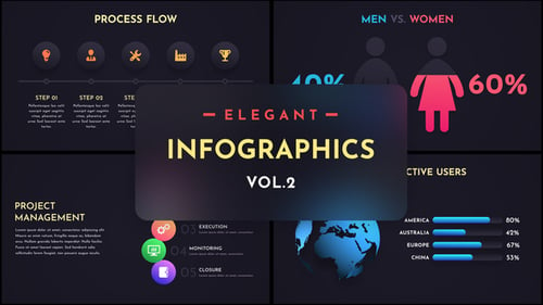 Download Elegant Infographics Vol.2 After Effect Template