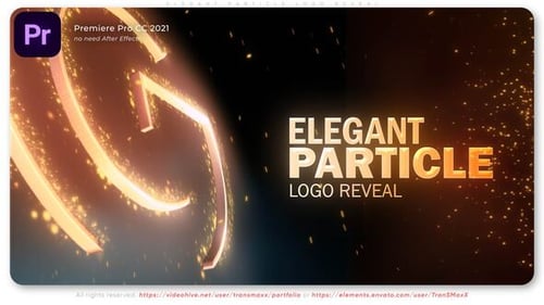 Download Elegant Particle Logo Reveal Premiere Pro Template