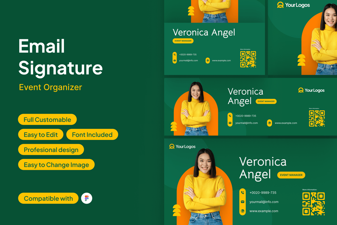 Download Email Signature for Event Manager Figma Design