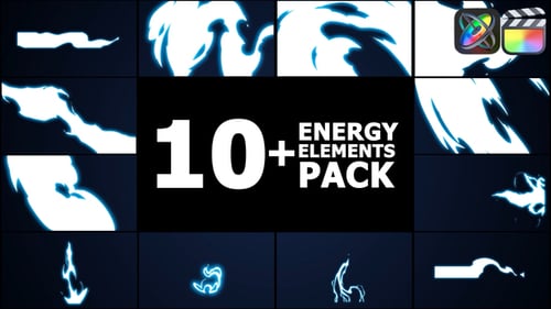 Download Energy Elements Pack | FCPX Apple Motion Template