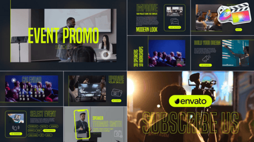 Download Event Promo Slides | FCPX Apple Motion Template