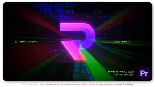 Download External Signal Logo Reveal Premiere Pro Template