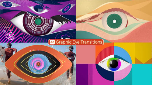 Download Eye Transitions After Effect Template