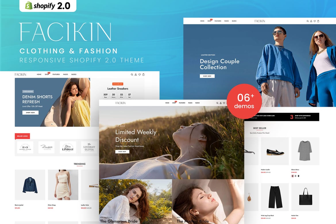 Download Facikin - Clothing & Fashion Shopify 2.0 Theme