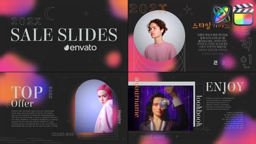 Download Fashion Sale Slides for FCPX Apple Motion Template