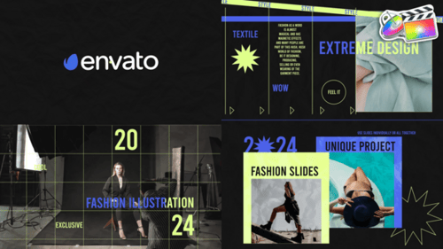 Download Fashion Slides for FCPX Apple Motion Template