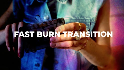 Download Fast Burn Transition Apple Motion Template