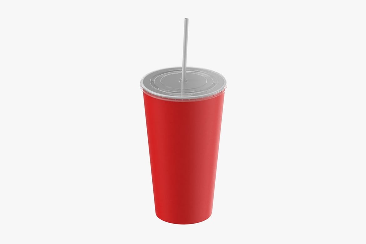 Download Fast Food Cup Clean and Dirty 3D Model